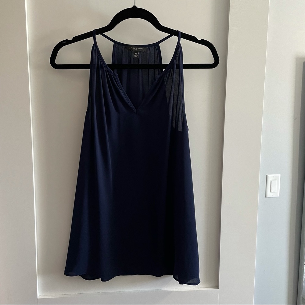 Navy Banana Republic Tank